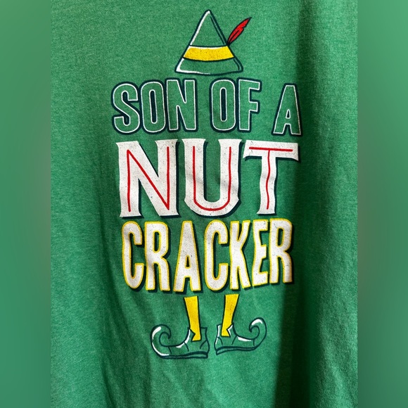 SON OF A NUT CRACKER holiday tee. Cute, whimsical and fun! Size Medium. - Picture 2 of 5